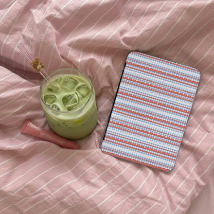 Pastel Striped Pattern Tablet Cover Case Accessory