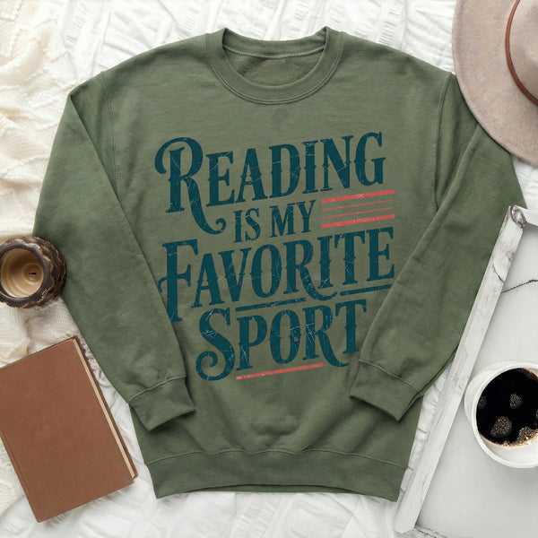 Favorite Sport Sweatshirt in Military Green