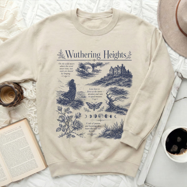 Wuthering Heights Core Sweatshirt in Sand