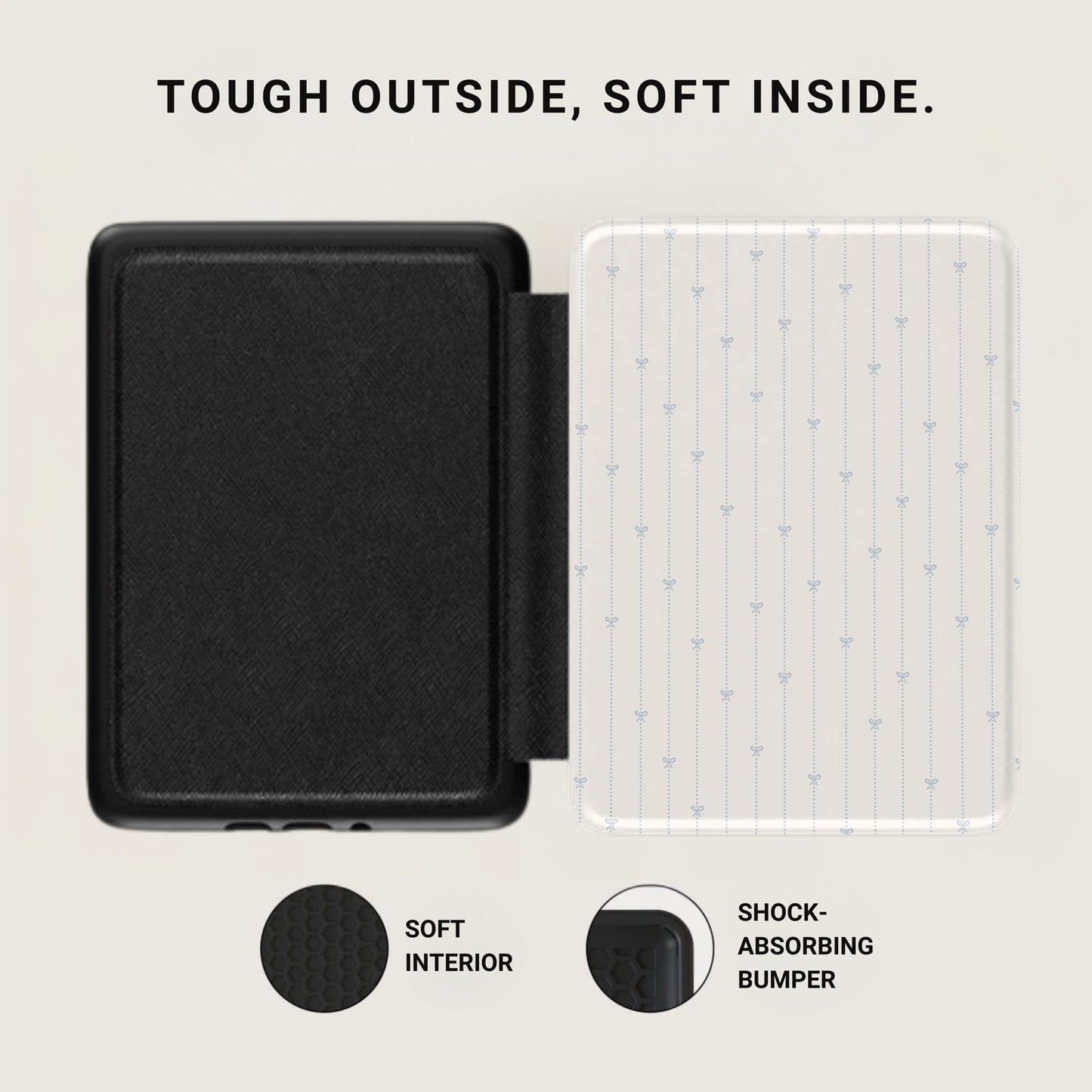 Tough Outside Soft Inside Shock-Absorbing Bumper Case