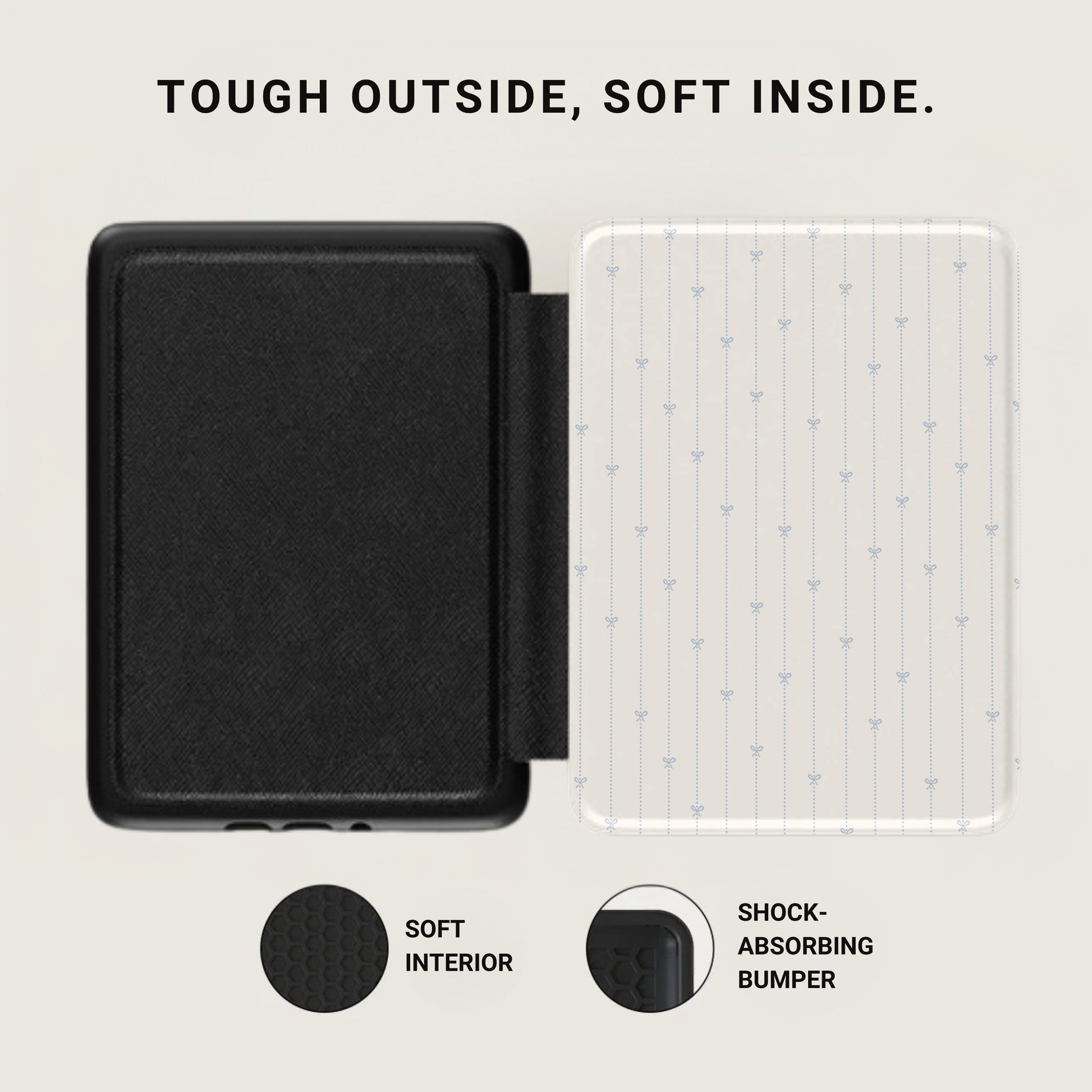 Tough Outside Soft Inside Shock-Absorbing Bumper Case