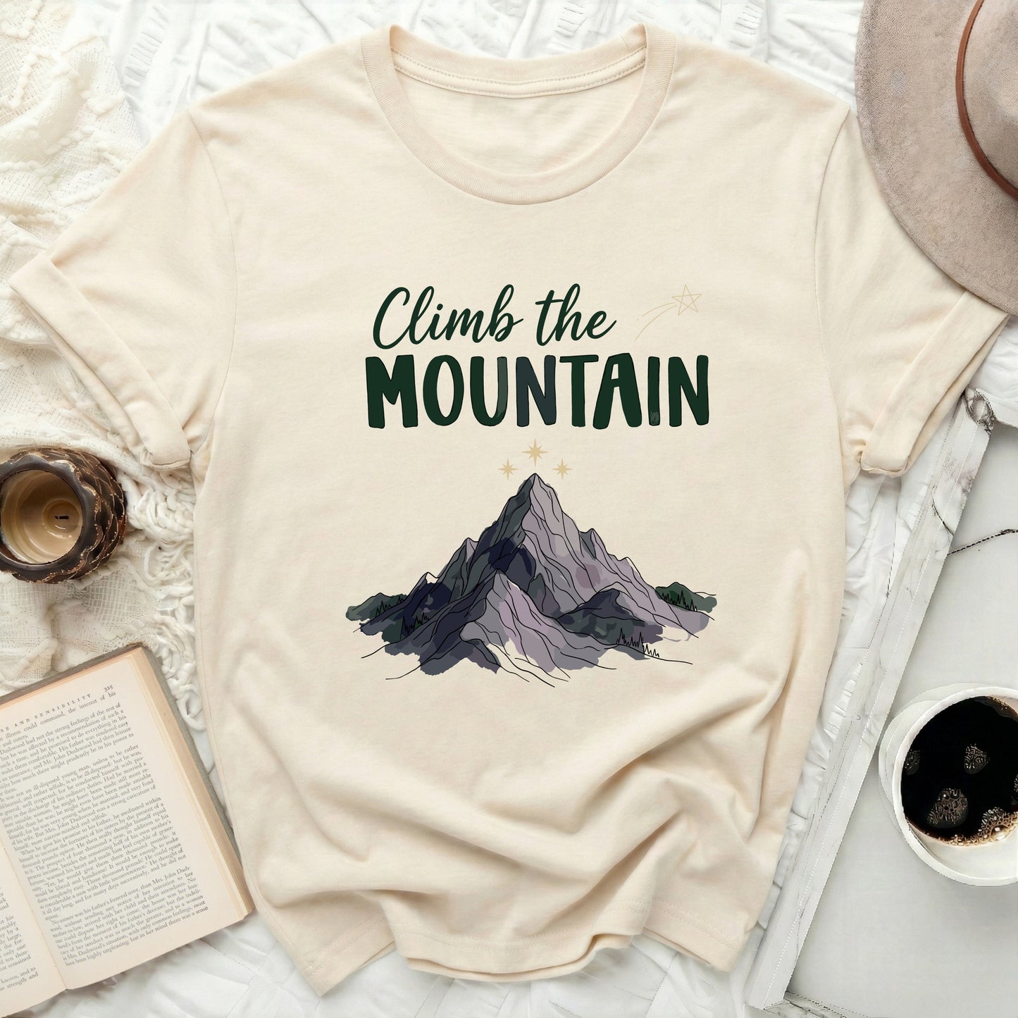 Climb the Mountain Adventure Outdoors Nature t-shirt product