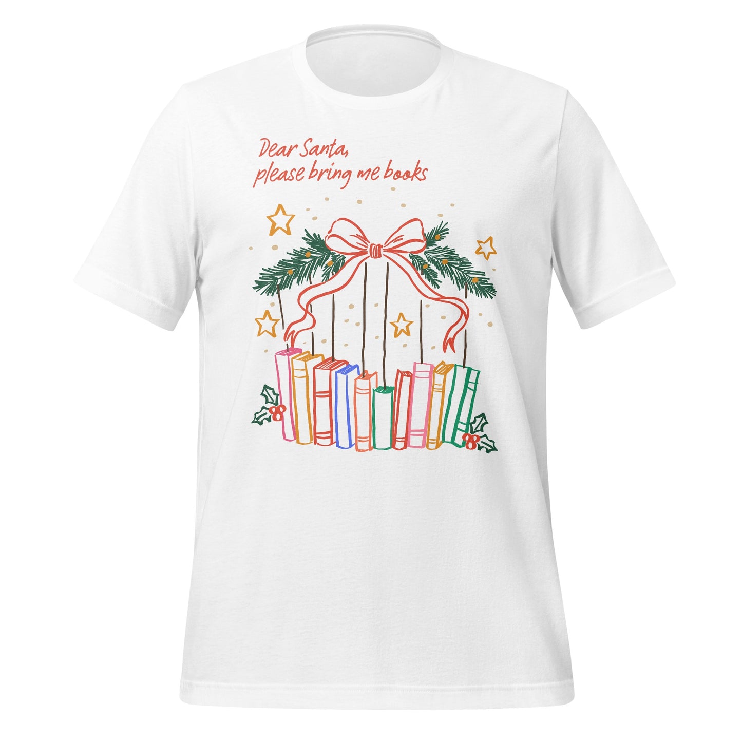 Dear Santa Please Bring Me Books T-Shirt