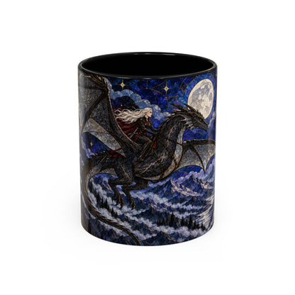 Black mug, front