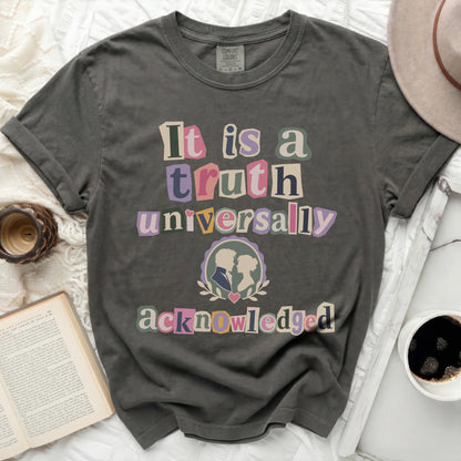 It is a truth universally acknowledged t-shirt with silhouettes.