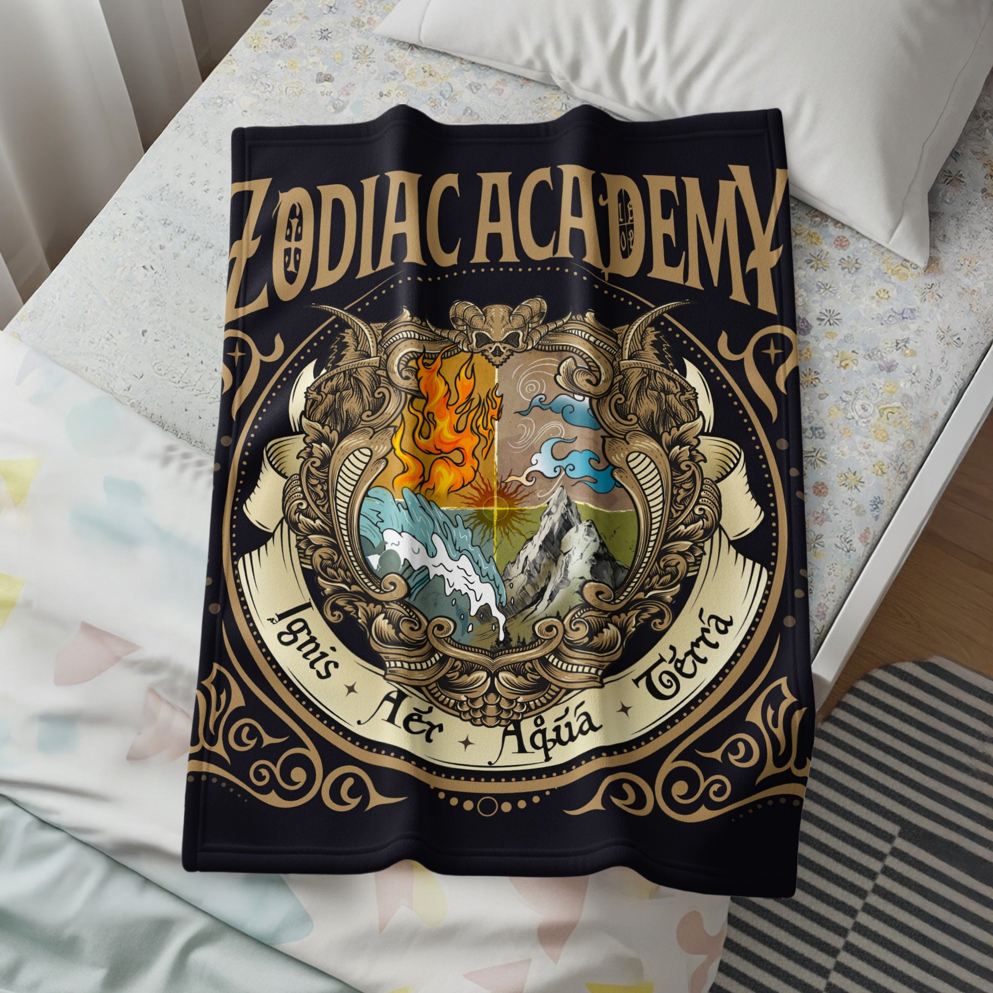 Mystical Zodiac Academy Elements Blanket