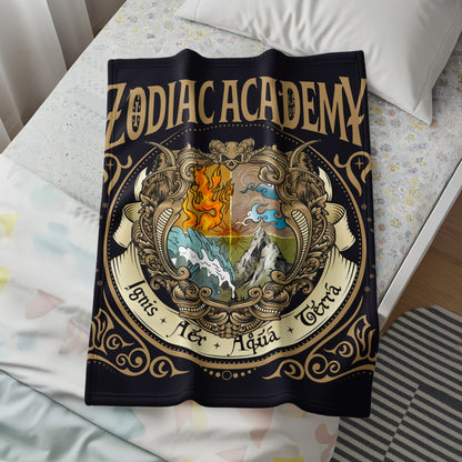 Mystical Zodiac Academy Elements Blanket