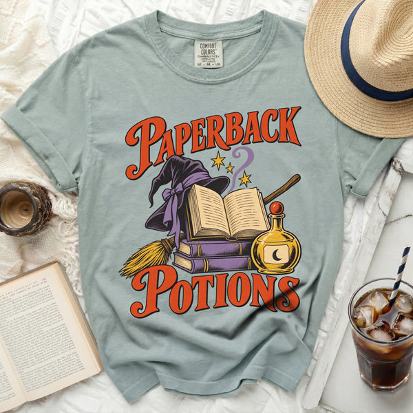 Paperback Potions Tee in Bay