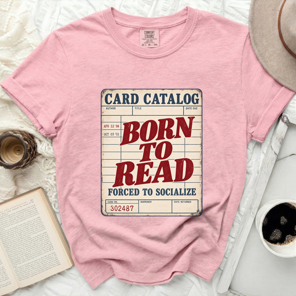 Born To Read Tee in Blossom
