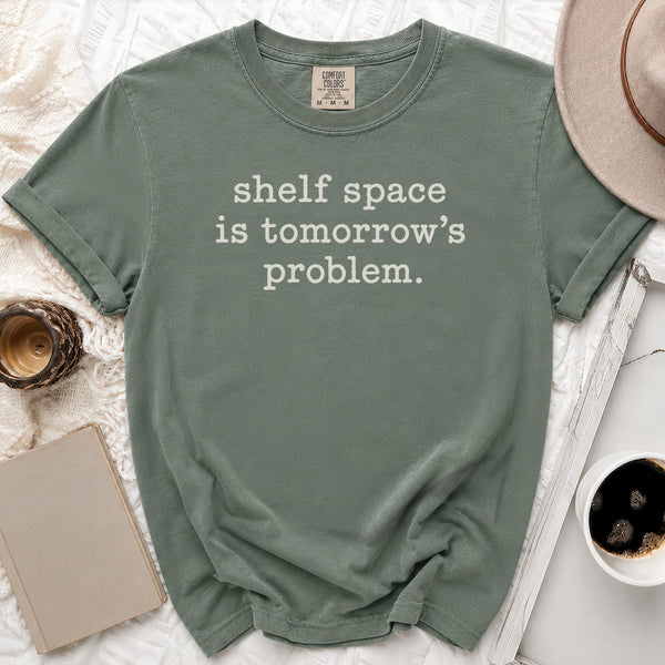 Shelf Space Problem Tee in Moss