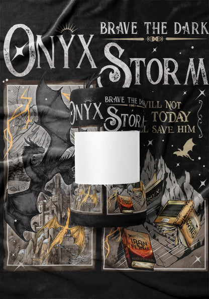 Brave The Dark Onyx Storm Design Blanket