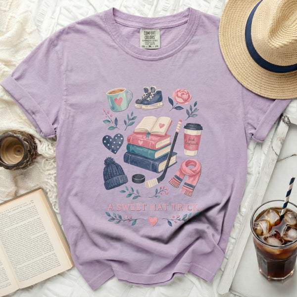 A Sweet Hat Trick Fan Tee in Orchid
