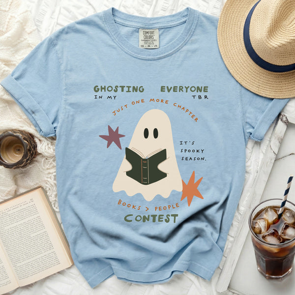 TBR Ghost Tee in Chambray
