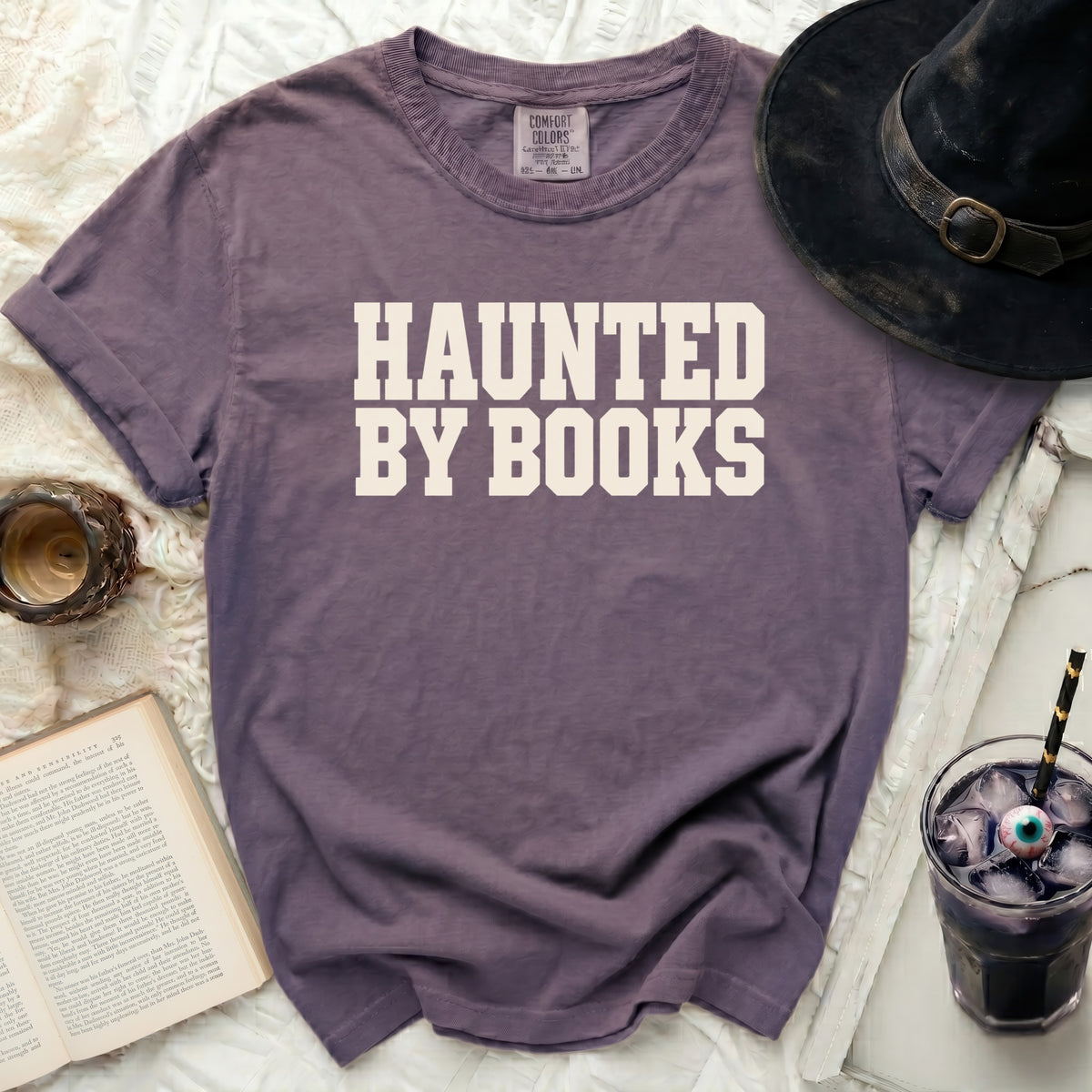 Haunted By Books Tee