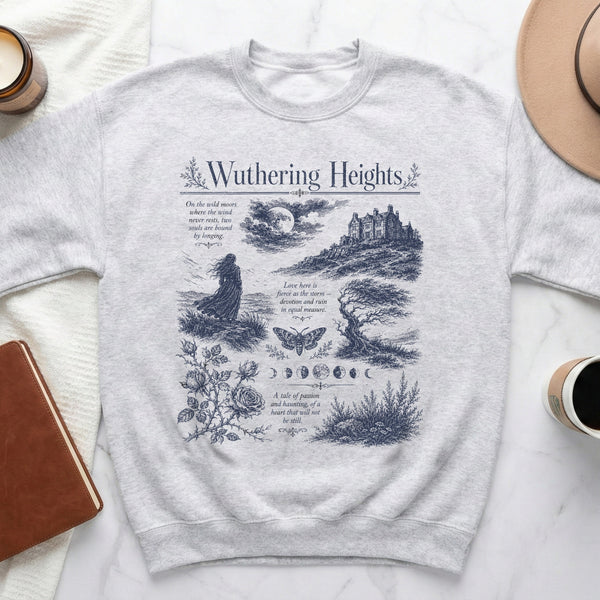 Wuthering Heights Core Sweatshirt in Ash