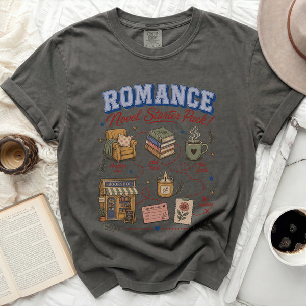 Novel Starter Pack Tee in Pepper