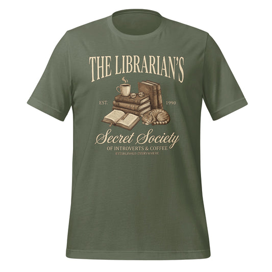 The Librarian's Secret Society of Introverts T-shirt