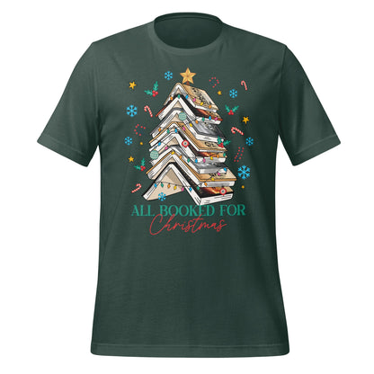 All Booked for Christmas Graphic T-Shirt