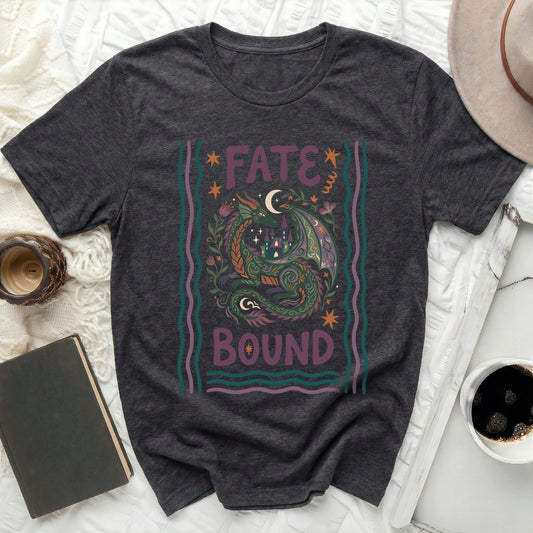 Mystical Dragon Fate Bound Design Castle Moon Stars t-shirt product type
Dragon, Fantasy, Mystical, Fate Bound, Green Dragon, Castle Design, Crescent Moon, Stars Art, Mythical Creature, Magical Design, Folk Art Style, Spiritual Art, Bohemian Aesthetic, Graphic T-shirt, Apparel Product, Unique Dragon, Enchanted Forest, Whimsical Art, Celestial Dragon, Mythological Theme