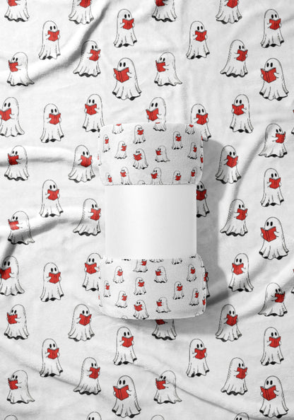 Cute Ghost Patterned Blanket for Cozy Nights
