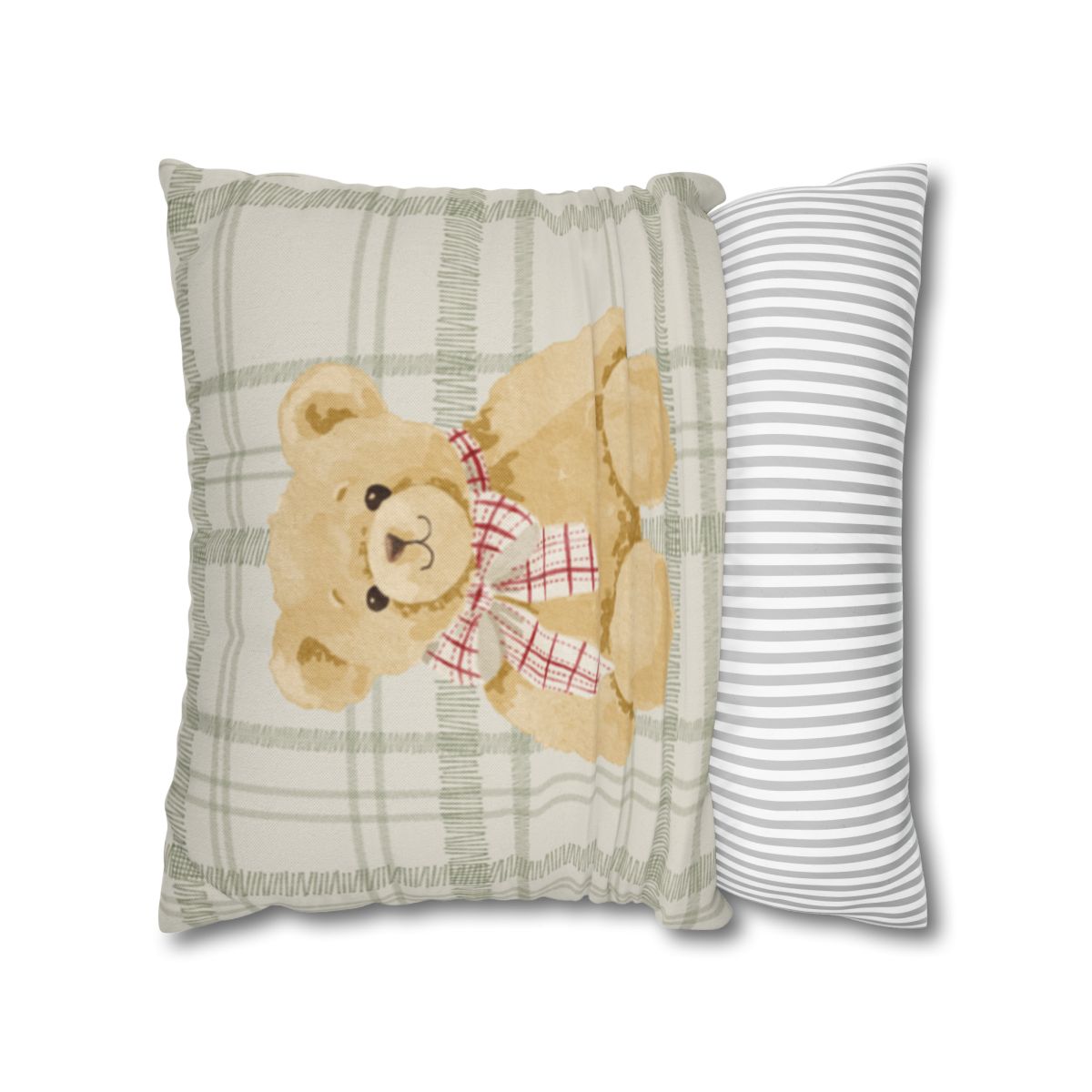 Soft Plush Teddy Bear Design Throw Pillow product