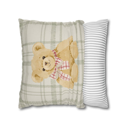 Soft Plush Teddy Bear Design Throw Pillow product