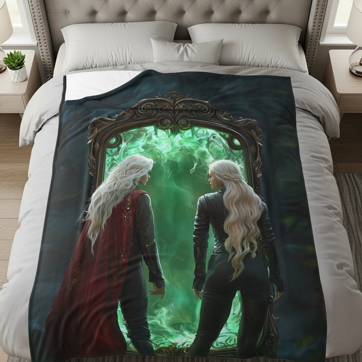 Enchanted Fantasy Artwork On Cozy Bedding Blanket