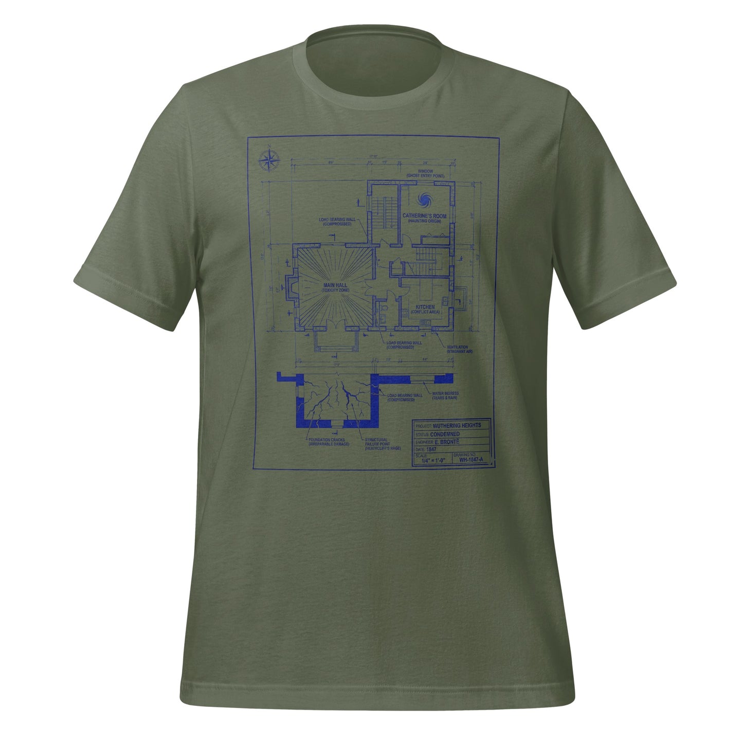 Wuthering Heights Blueprint Tee