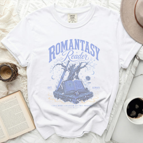 Mystic Romantasy Reader Tee in White