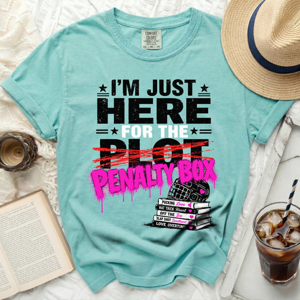 Penalty Box Drama Hockey Tee in Island Reef