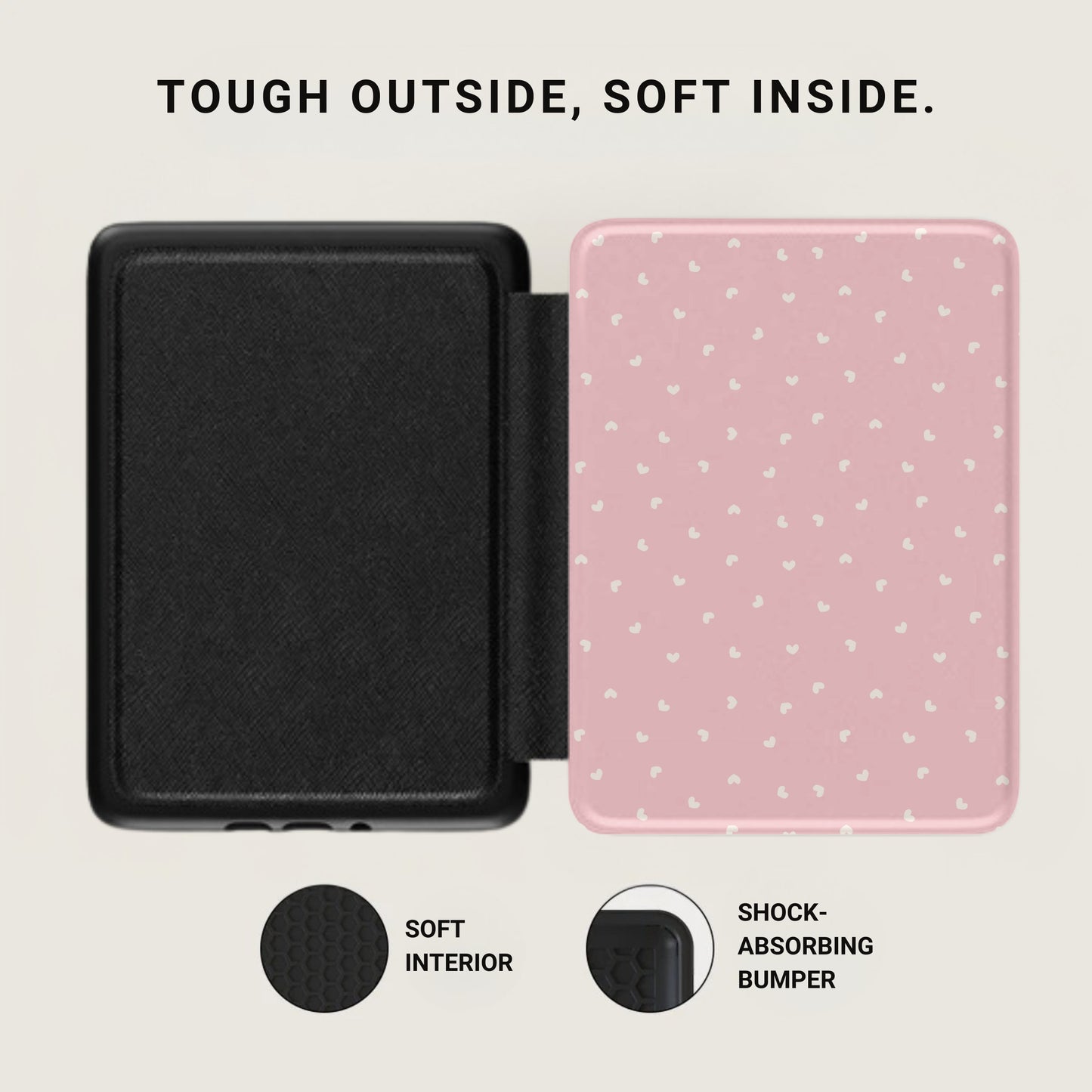Tough Outside Soft Inside Shock Absorbing Bumper Case