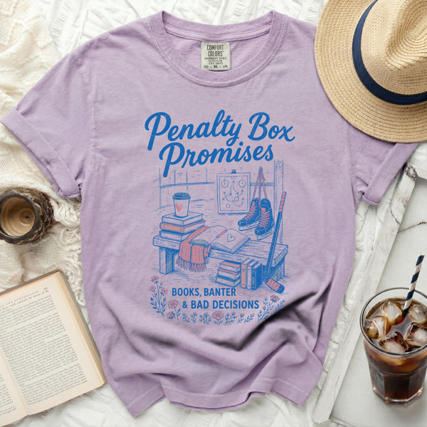 Penalty Box Promises Tee in Orchid