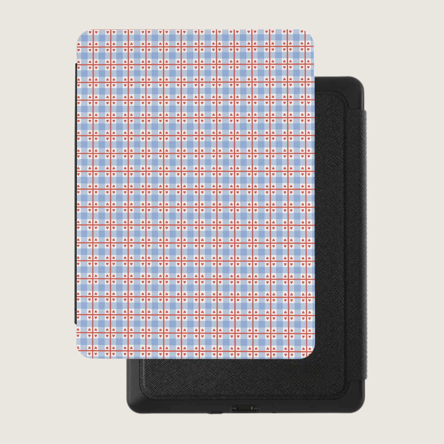 Red and Blue Geometric Pattern Kindle Cover Sleeve
