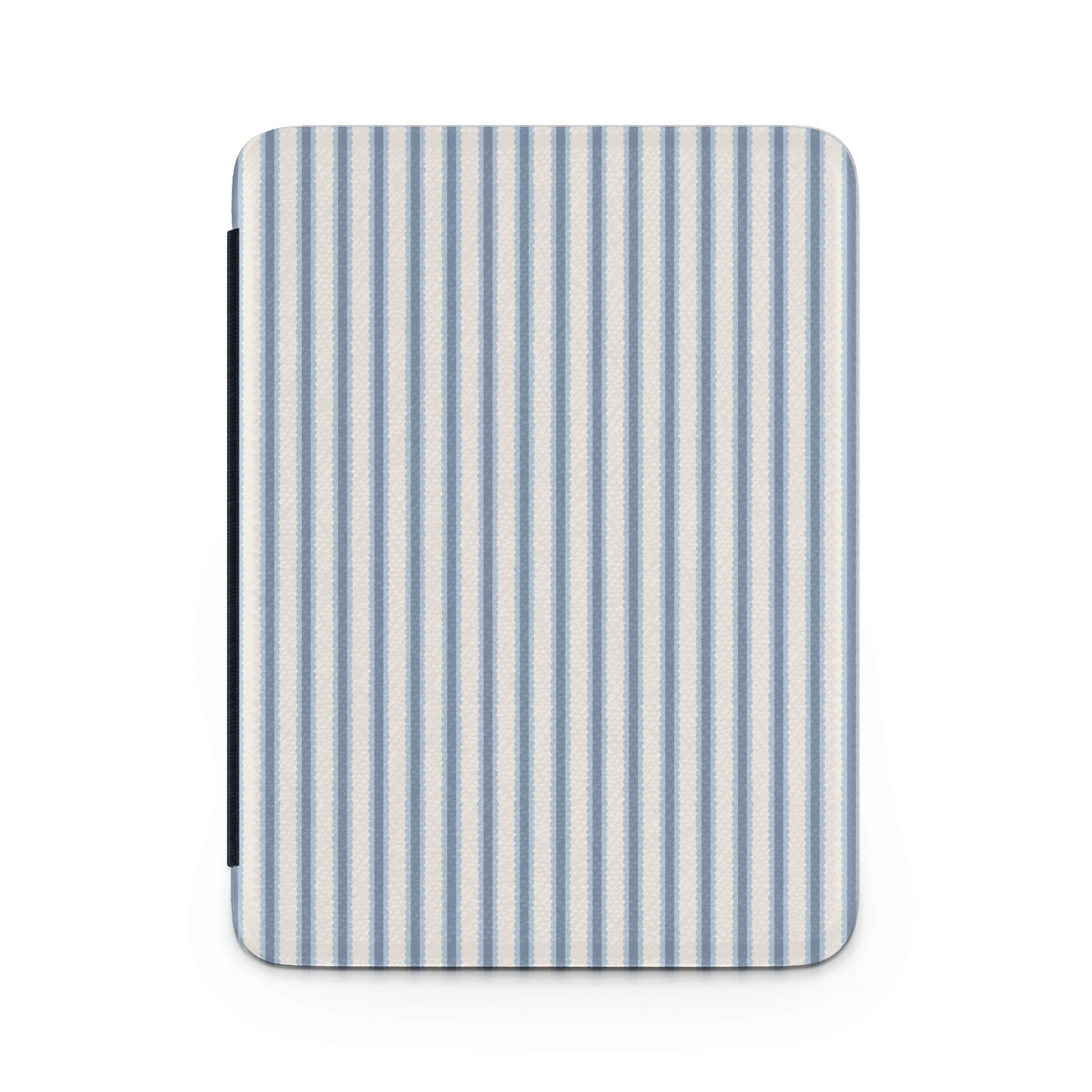 Elegant Blue Vertical Stripe Pattern iPad Case Cover