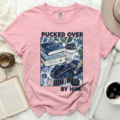 Pucked Over By Him Hockey Tee