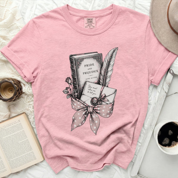 Austen Literary Charm Tee in Blossom