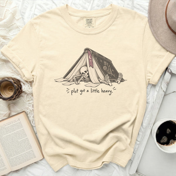Plot Got Heavy Tee in Ivory