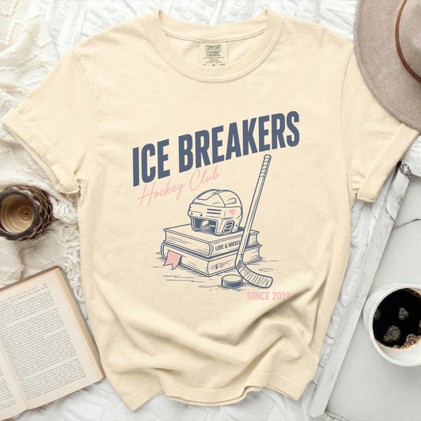 Ice Breakers Hockey Club Tee in Ivory