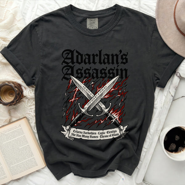 Adarlan's Assassin Tee in Black