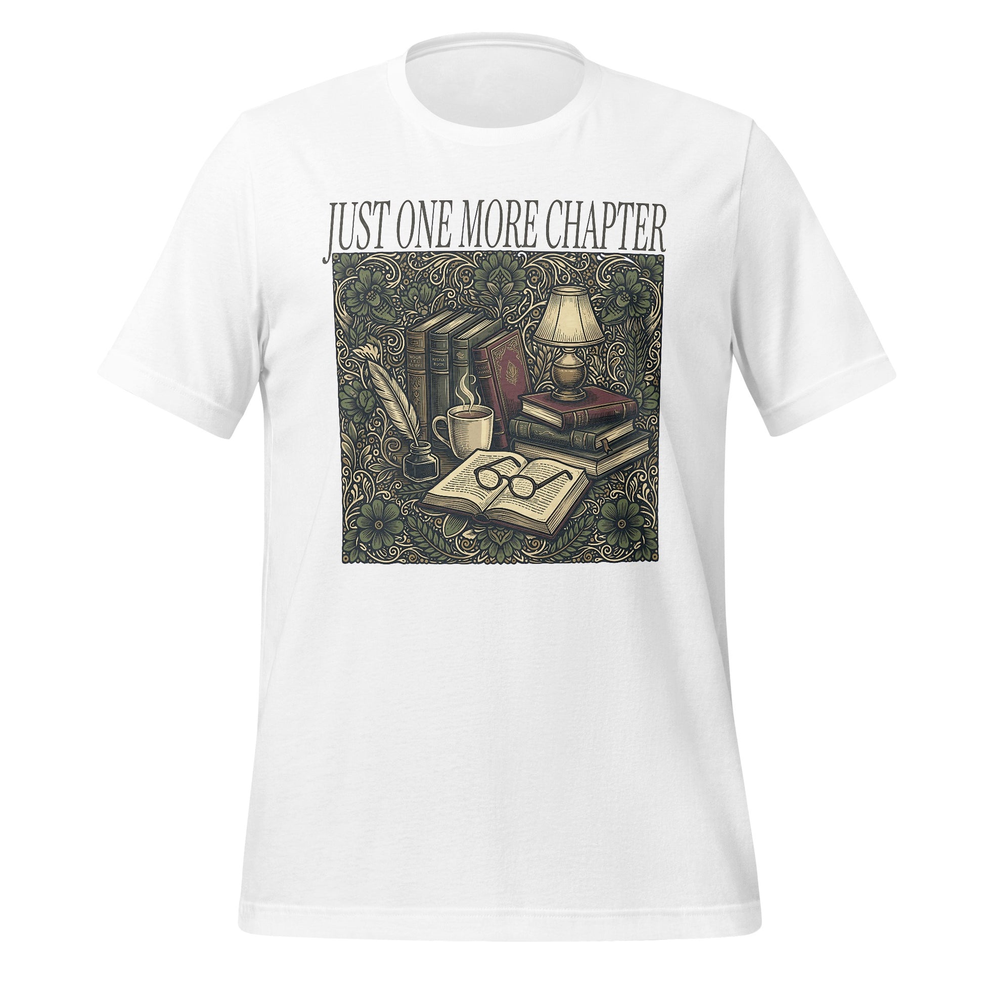 Just One More Chapter Vintage Book Lover T-Shirt