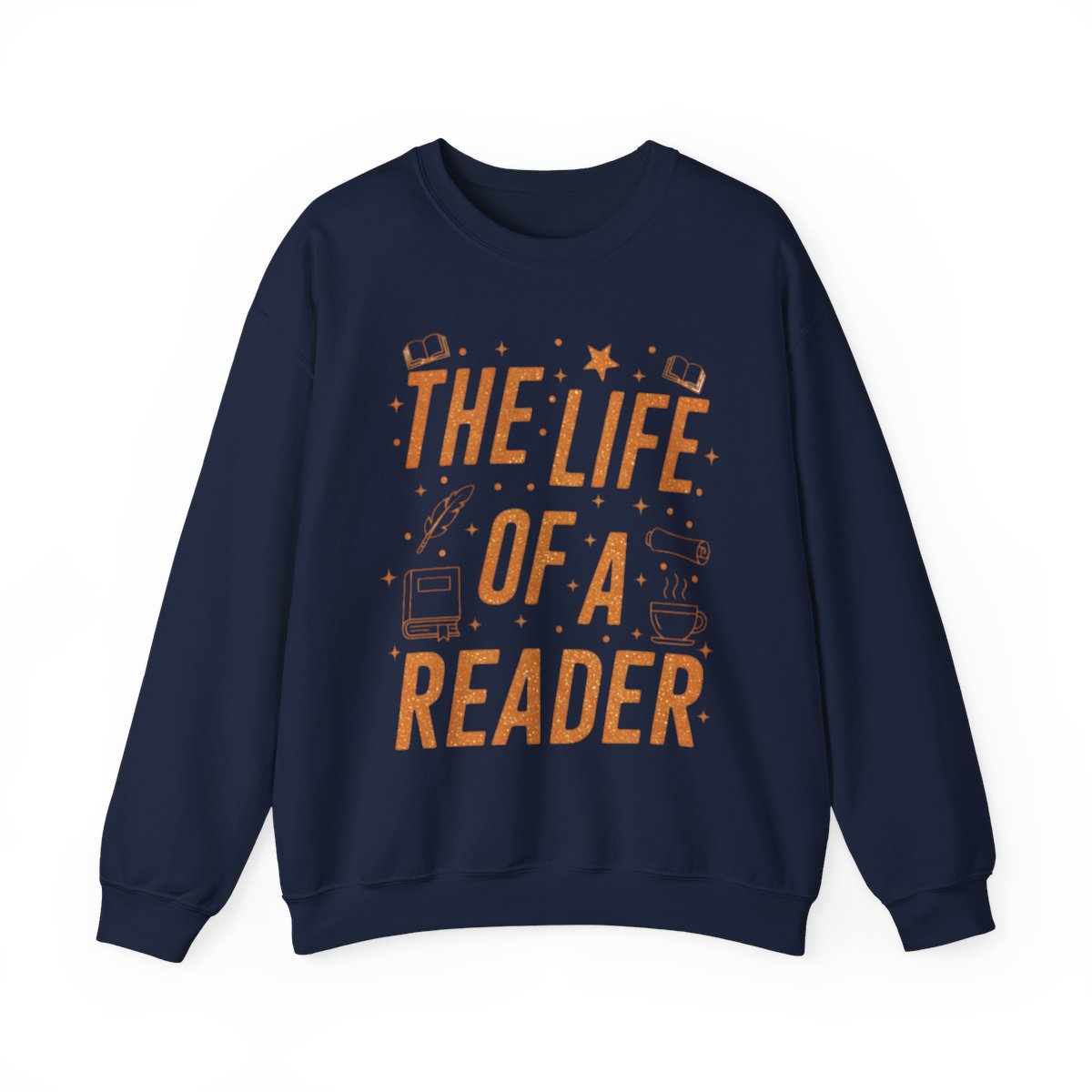 The Life of a Reader Graphic Print Sweatshirt