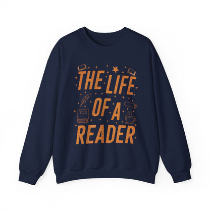 The Life of a Reader Graphic Print Sweatshirt