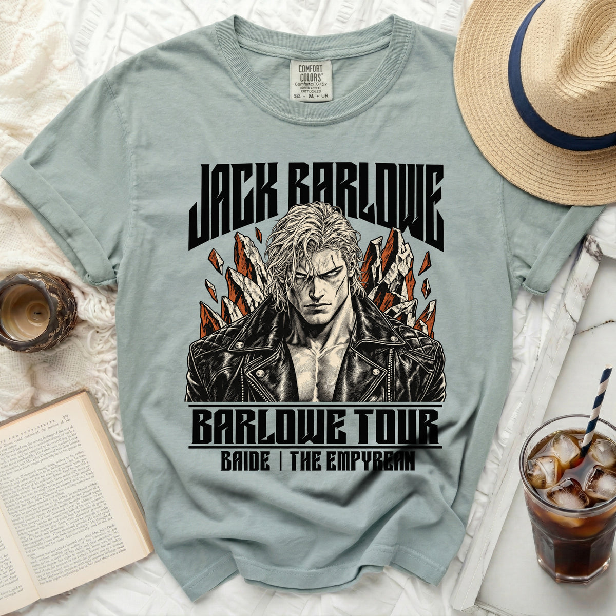 Jack Barlowe graphic t-shirt with tour name "Barlowe Tour".