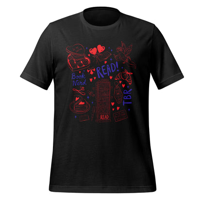 Book Lover READ TBR Book Nerd Graphic T-shirt