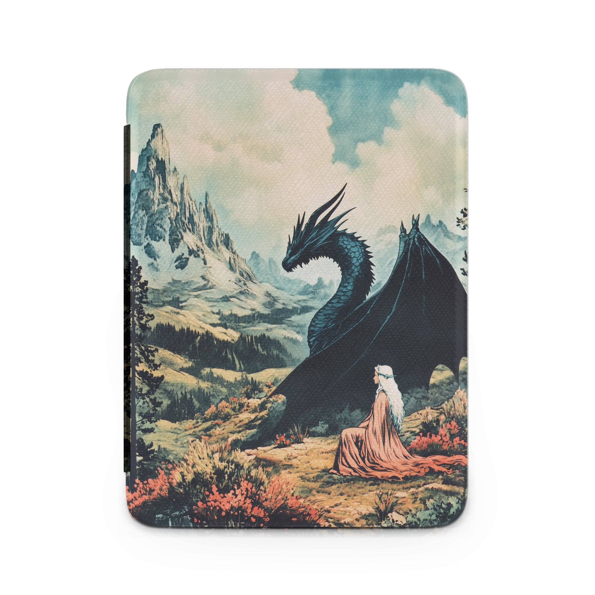 Mythical Dragon Woman Mountain Range Valley product type