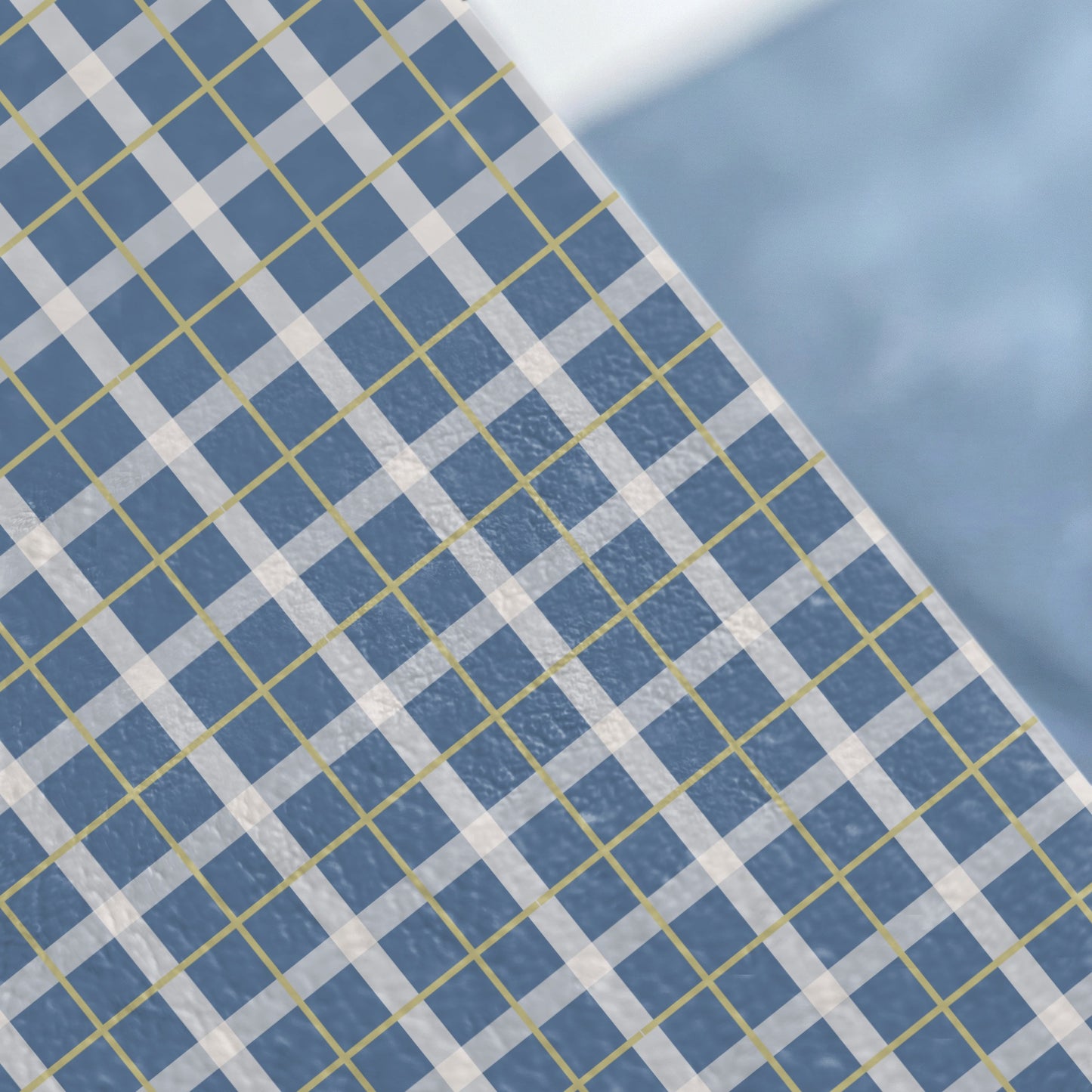 Blue and White Checkered Pattern product type
