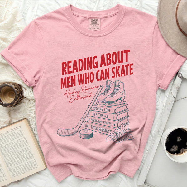 Men Who Can Skate Tee in Blossom