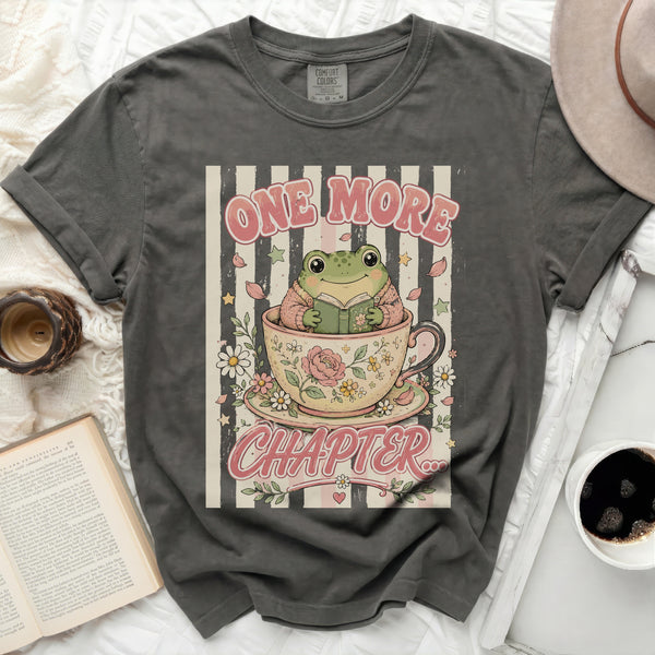 One More Chapter Frog Tee in Pepper