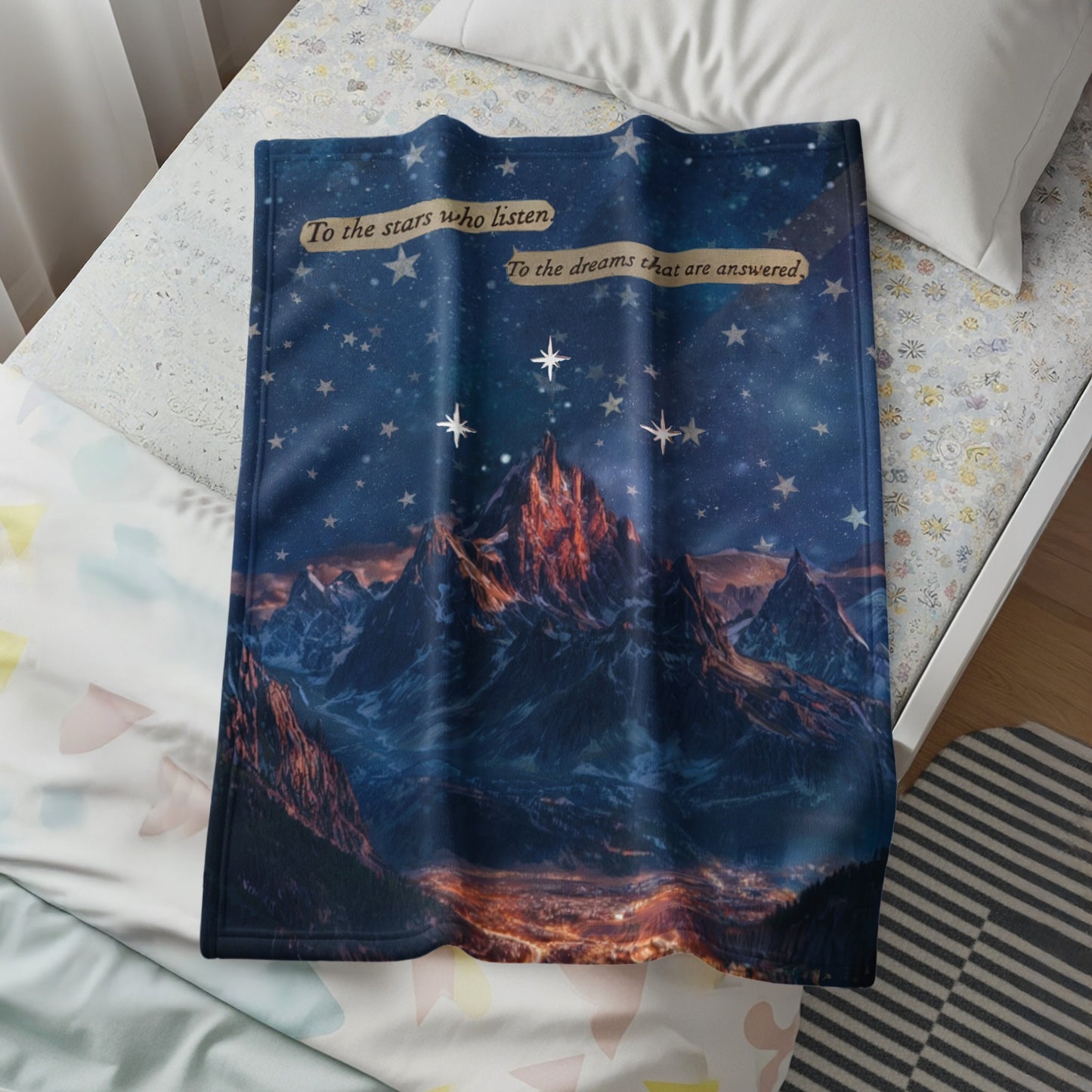 To the stars who listen to the dreams blanket