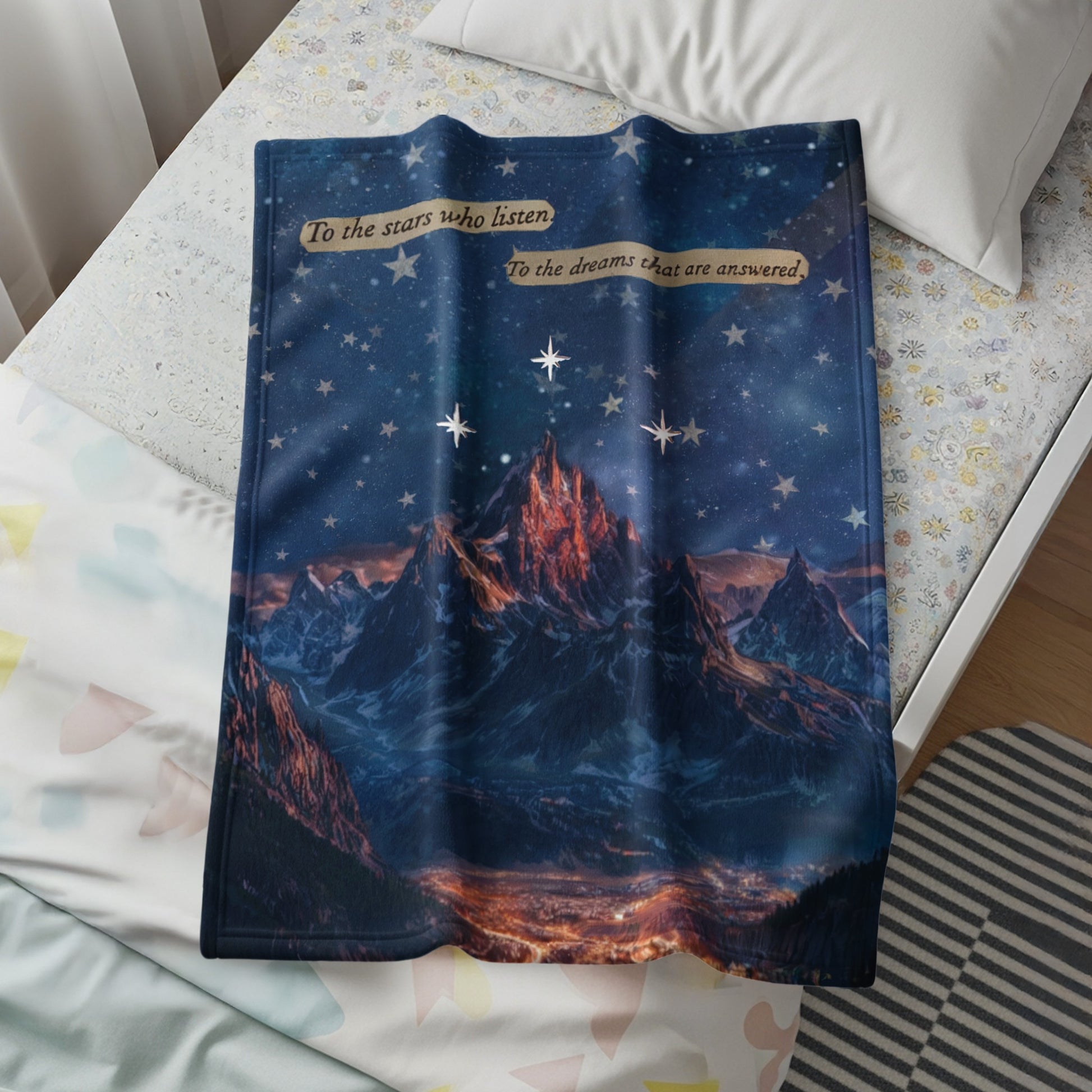 To the stars who listen to the dreams blanket